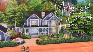 Modernized Country Home 🌱// The Sims 4: Speed Build // No CC