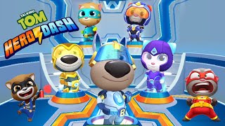 Talking Tom Hero Dash All Characters vs All Special Missions Android iOS