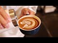 FREE POUR LATTE ART TURNER STYLE Winged Pinwheel Heart（ウィングピンウィールハート）