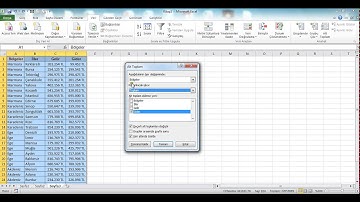 Excel Dersleri - Alt Toplam