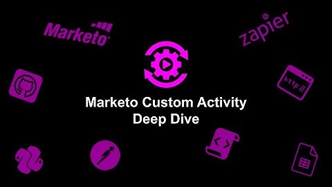 Marketo Custom Activity Deep Dive