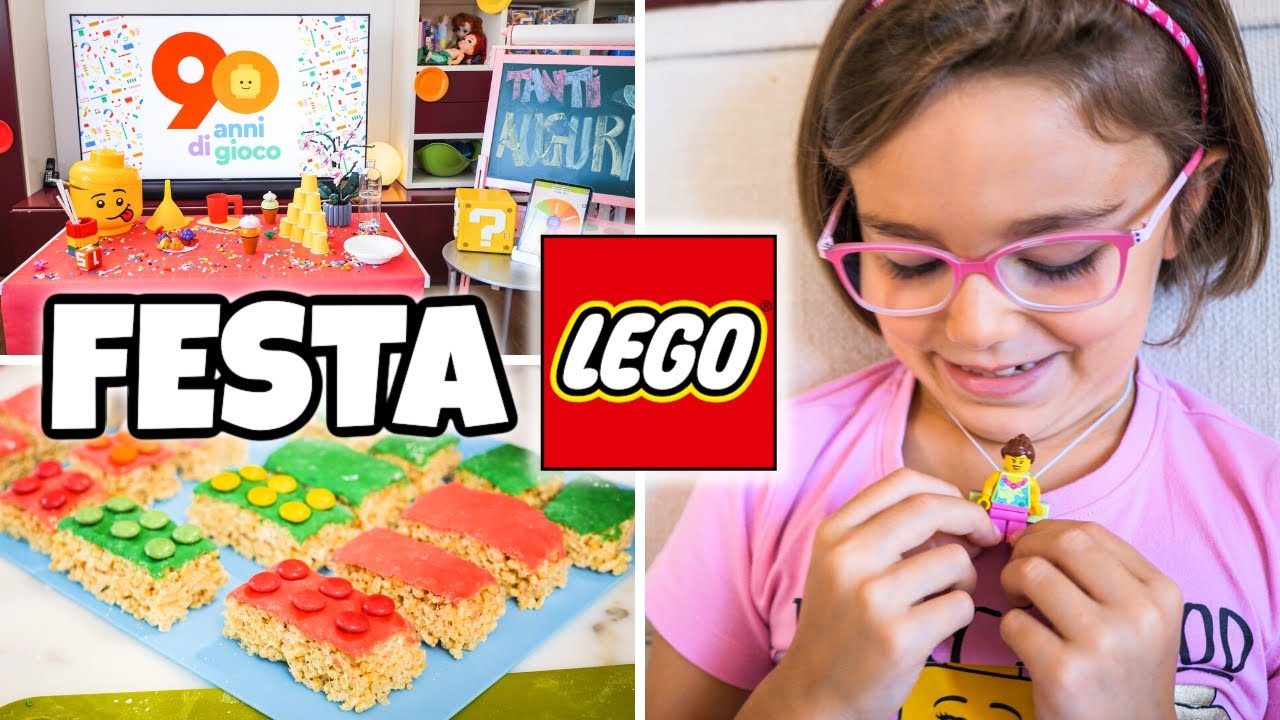 ⁣FESTA DI COMPLEANNO LEGO per Festeggiare 90 Anni di Gioco