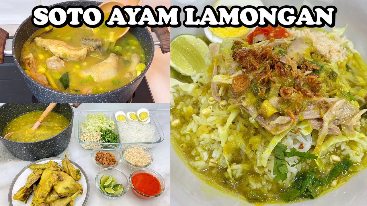 RESEP SOTO AYAM LAMONGAN PALING ENAK