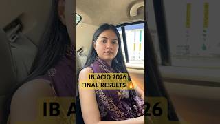 IB ACIO FINAL RESULTS OUT 🔥 VYASA IAS