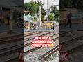 inilah potret pengendara yang ga takut kereta🫣 #kereta #vídeoviral
