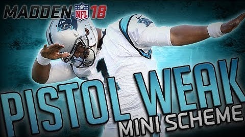 Madden 18 - Pistol Weak Mini Scheme Panthers Playbook