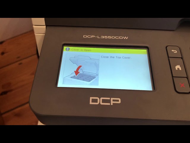 Replace Toner setting on DCP-L3550CDW - YouTube