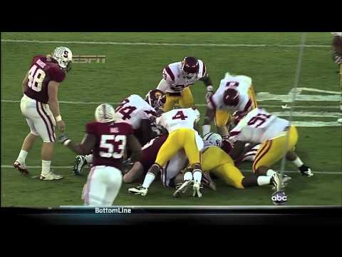 Stanford vs. USC-Andrew Luck Lays out Shareece Wright.mov