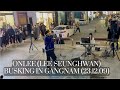 ONLEE (LEE SEUNGHWAN) Busking in Gangnam 23.12.09