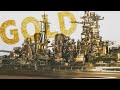 金剛を金メッキ風塗装で金色ピッカピカにしてみた Gold-plated paint gold ship model Kongo 1/700 艦船模型