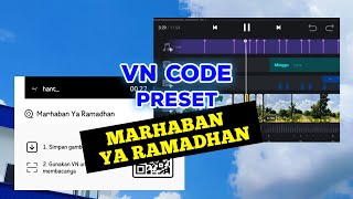 VN CODE/PRESET TERBARU MARHABAN YA RAMADHAN | VERSI DJ TIKTOK screenshot 4