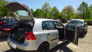 King Wolf der Youngtimer VW Golf 5 Unterwegs zum Das CCK Oldtimer Treffen Kitzingen am 1. Mai 2026