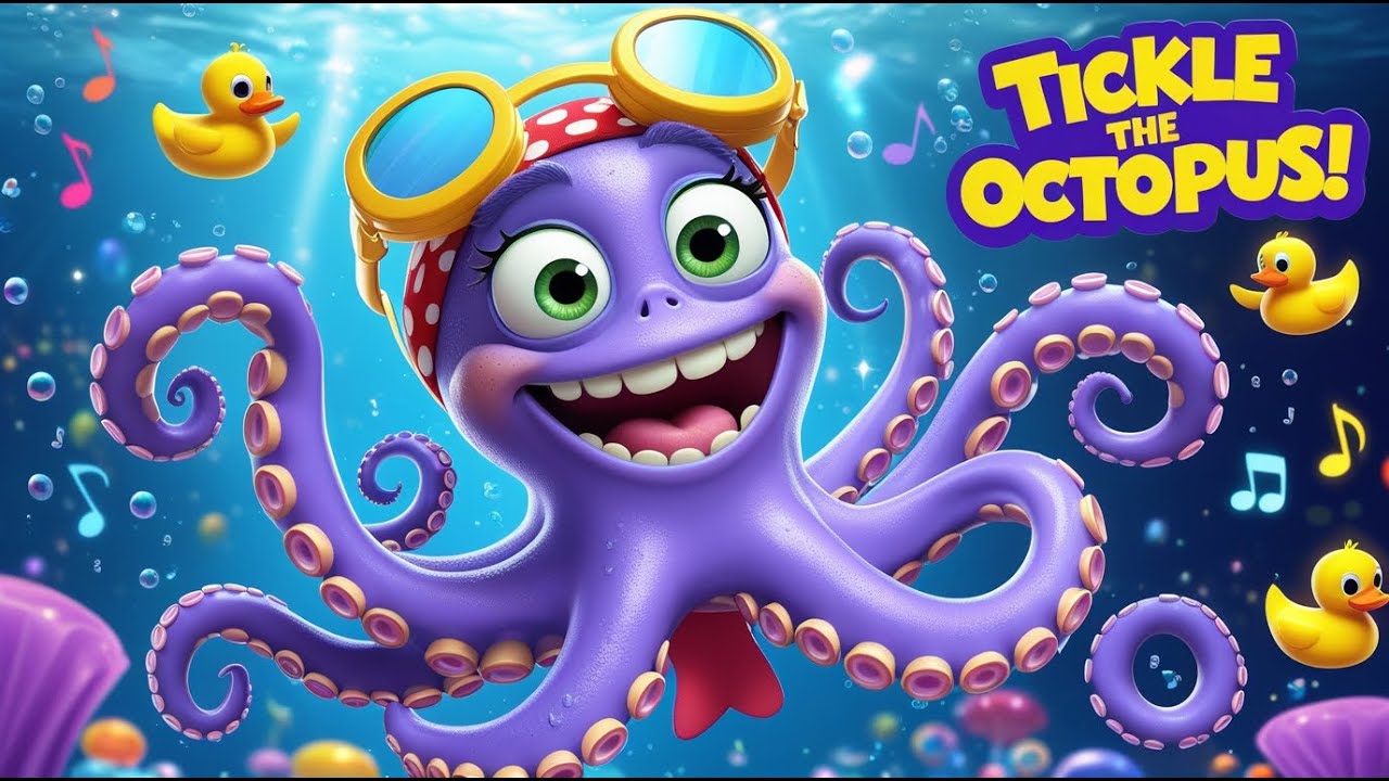 Tickle the Octopus! | Silly Ocean Song for Kids & Toddlers 🌊🎶
