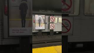 TTC T1 Loud Grinding Rail Sound Westbound Line 2 Old Mill Station 11/12/2022