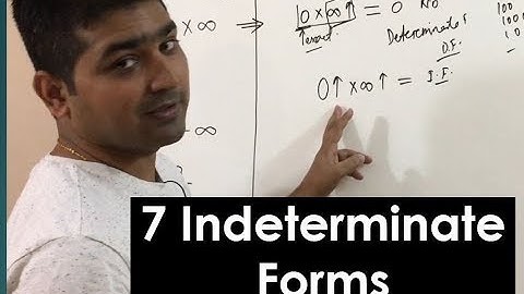7 Indeterminate Forms in Hindi - 10