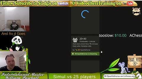 IM Sladgie Classical Simul w/Analysis and Commentary  lichess