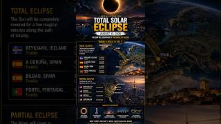 Solar Eclipse August 12, 2026 🌑 | UK & USA Viewing Guide | Eclipse Times & Locations