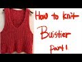 대바늘 뜨개질. How to knit. 뷔스티에 ? 조끼 ? Part 1.