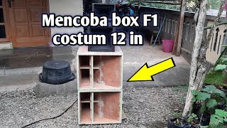 Coba Box f1 costum miniatur 12 in suara mantab