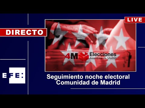 🔴📡 Seguimiento noche electoral Comunidad de Madrid