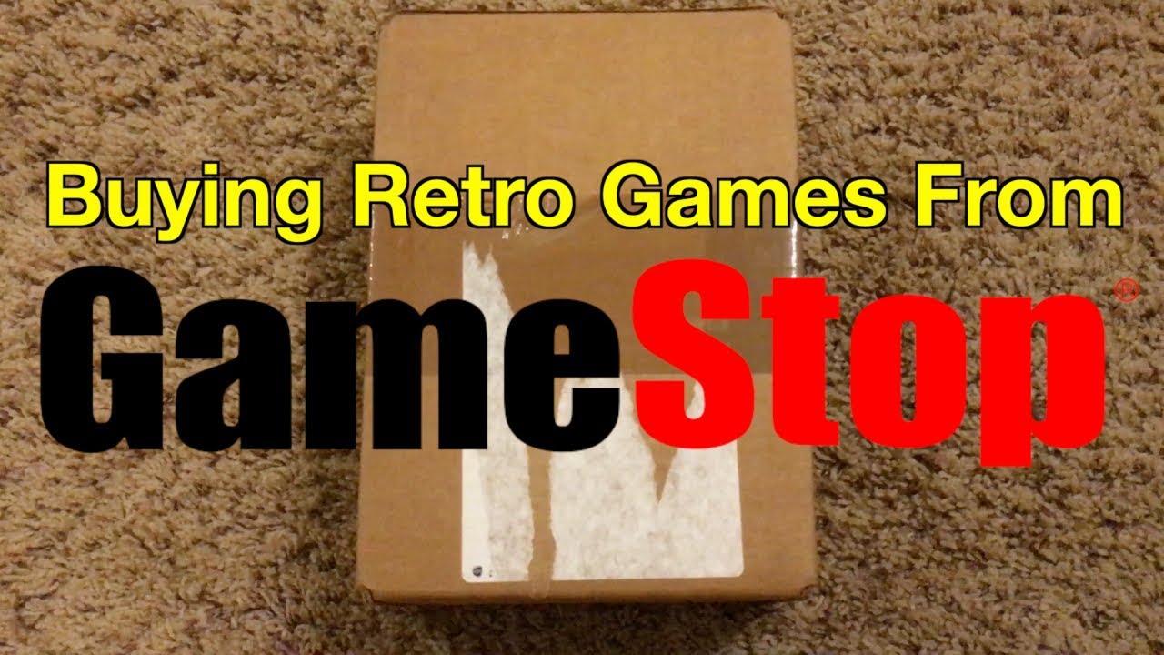 buying retro games from gamestop