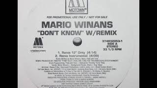 Mario Winans - Don't Know (Trackmasters Remix)