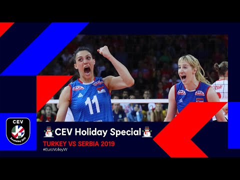 Turkey vs Serbia FULL MATCH | #EuroVolleyW 2019 | CEV Holiday Special