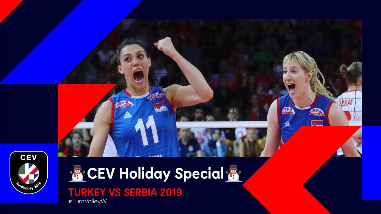 Turkey vs Serbia FULL MATCH #EuroVolleyW 2019 CEV Holiday Special Women Volleybox