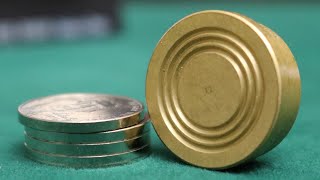 Nickels to Dimes Coin Trick Demo, Easy Magic