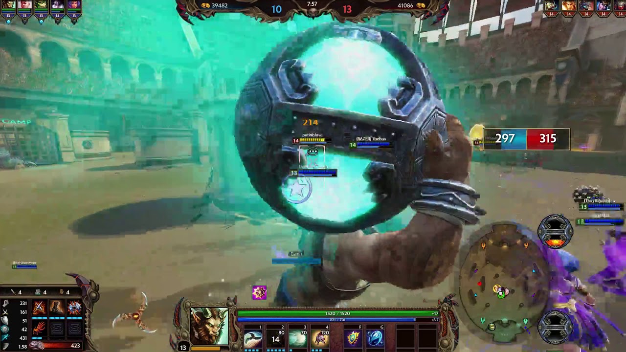 SMITE - Cernunnos Arena: HEXA KILL!!!!