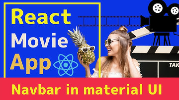 🟢 How to create Navbar in Material UI #4 React Movie App ✅