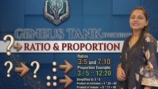 Ratio &amp; Proportion | Basics of maths | Foundation to Advance concept Class 4| By Sswati Maam