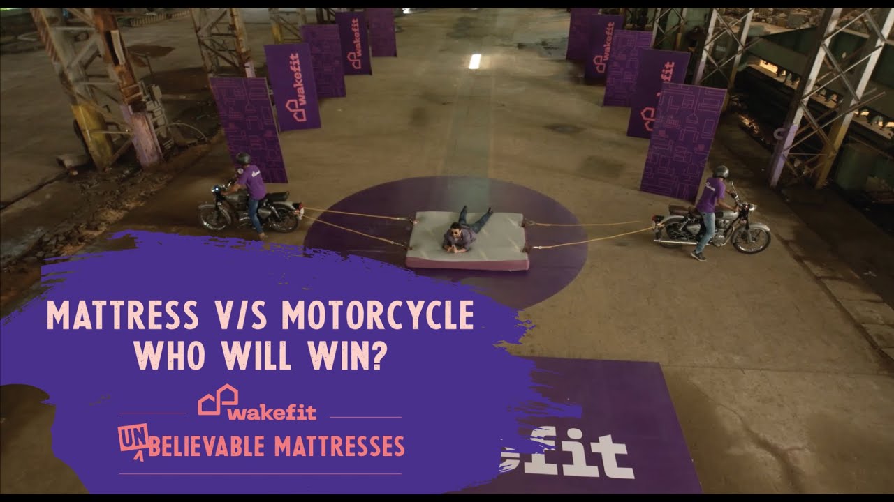 Two bikes, one Wakefit mattress an epic showdown! 