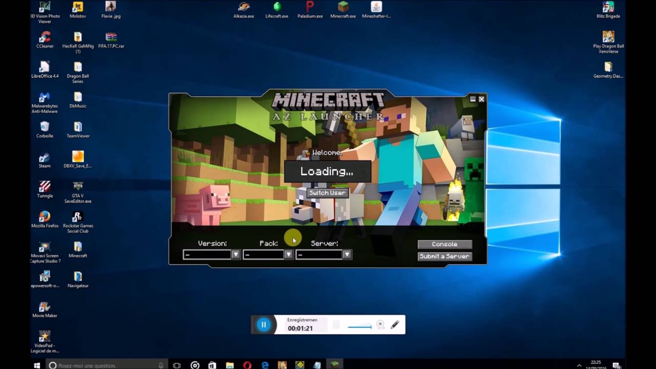 Tuto Comment Avoir Minecraft Az Launcher Pc Youtube - roblox az launcher
