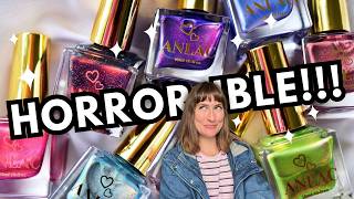 Horror-ific shifts and shimmer! ANLAC 2nd Anniversary nail polish swatches
