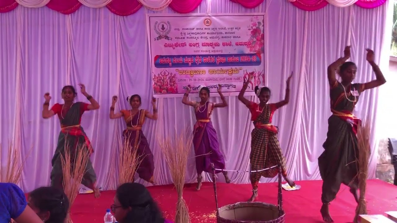 K P S SCHOOL AMADALLI KARWAR.  ಜಾನಪದ ನೃತ್ಯ  First Prize 🏆🥇 🔥👊🍂🍂