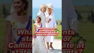 What moments stand out for Camilla and Kate at state visit events? #princesskate #camilla