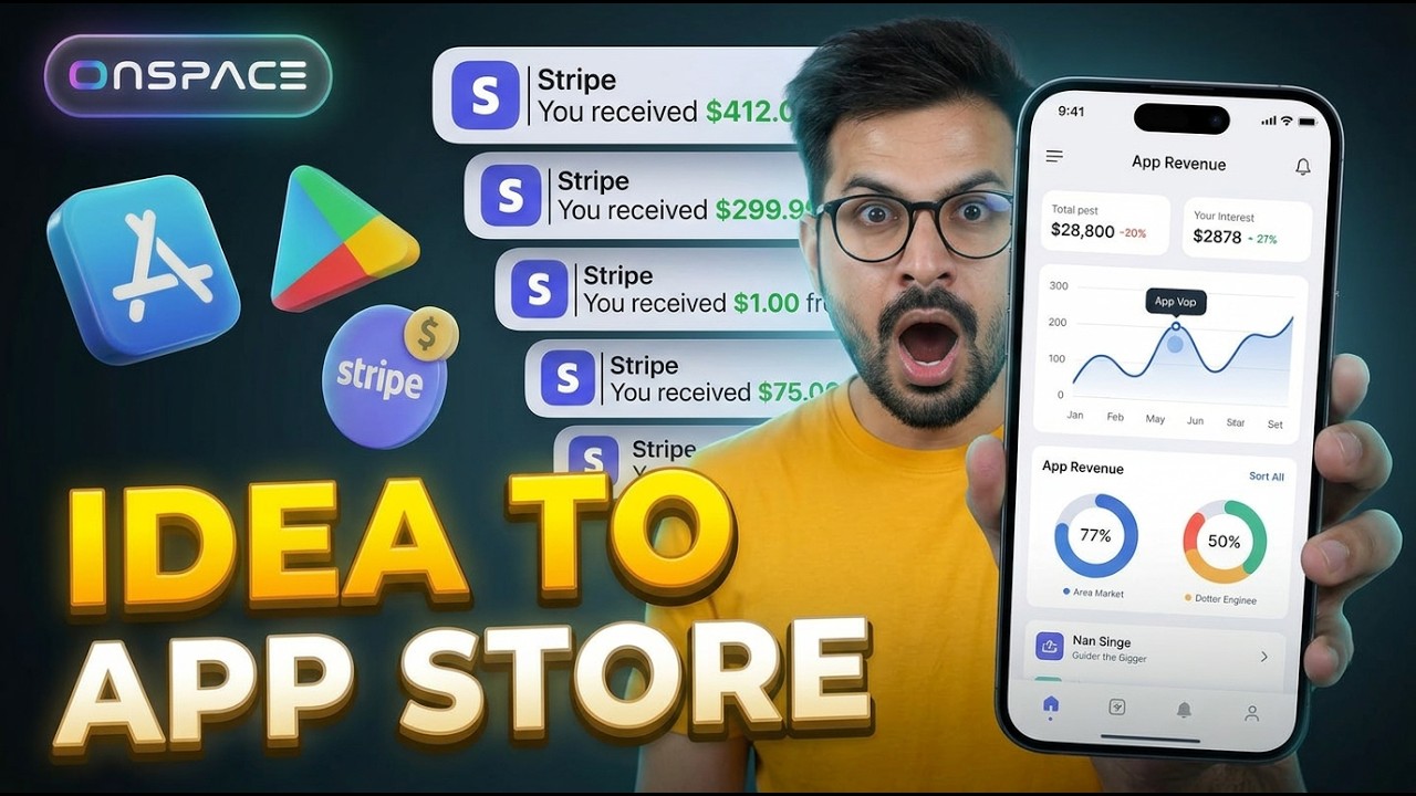 I Built a Full AI Stack Mobile App With Users, Payments & App Store Publish (No Code)