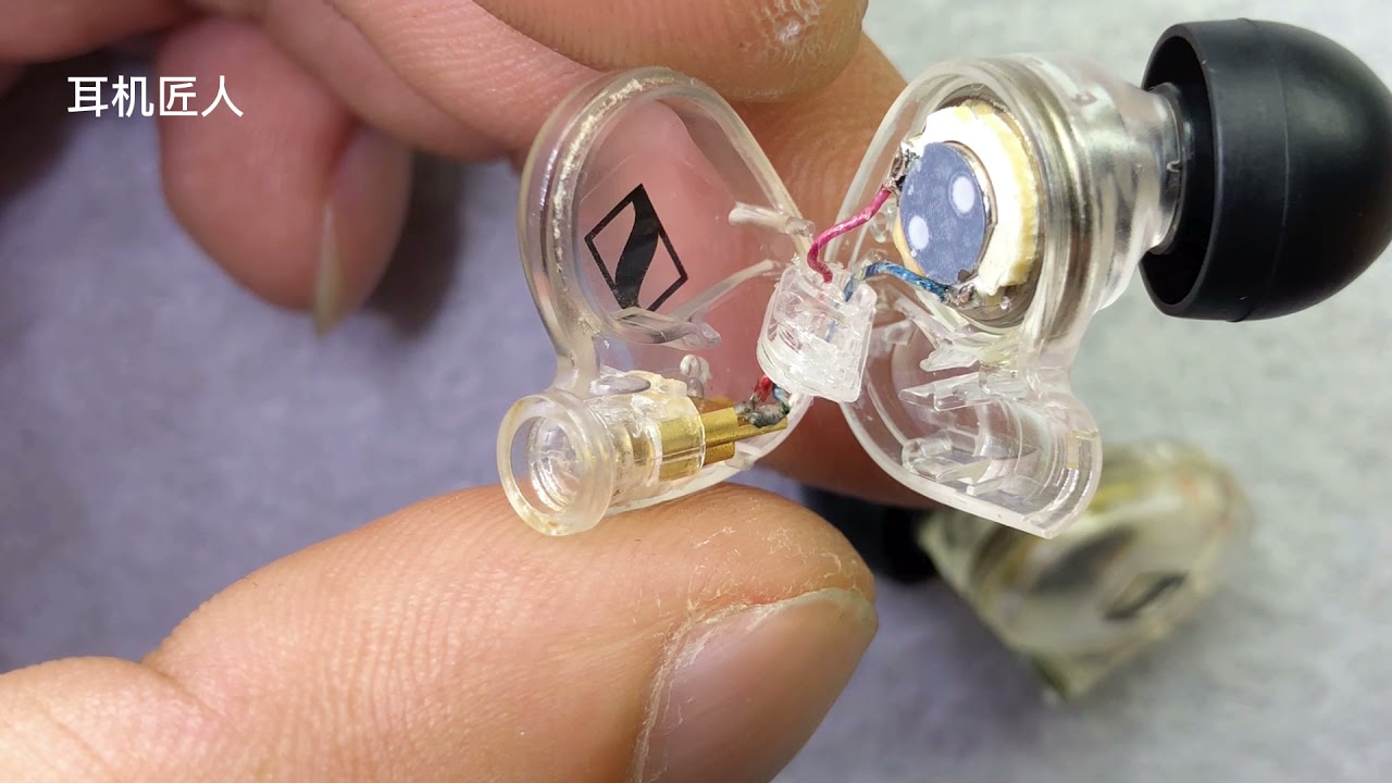 森海ie40pro一边不响，拆解维修长见识，细节工夫要到位