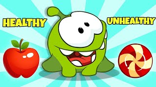 Seekho Healthy Khana Learn To Eat Healthy Om Nom Cartoon Learn Hindi With Om Nom