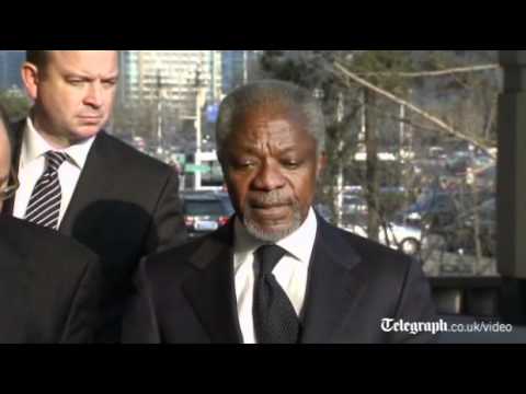Kofi Annan announces Syria peace plan after meetin...
