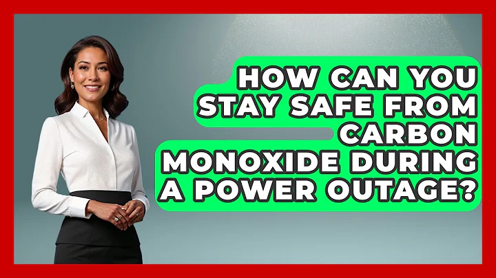 How Can You Stay Safe from Carbon Monoxide During a Power Outage? | Your Emergency Planner