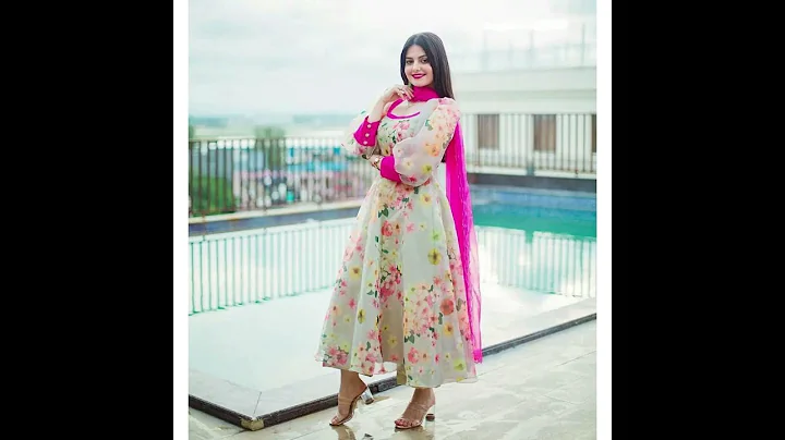 LATEST FLORAL PRINTED SUIT DESIGN | DESIGNER SUIT IDEA | #shorts #suit #girlfashionspot