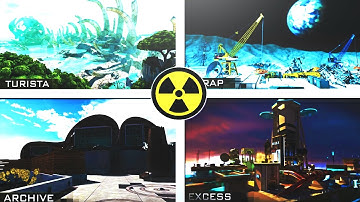 DE-ATOMIZER STRIKES! On All 4 Continuum DLC 2 MAPS! Infinite Warfare DLC 2 Map Nukes!