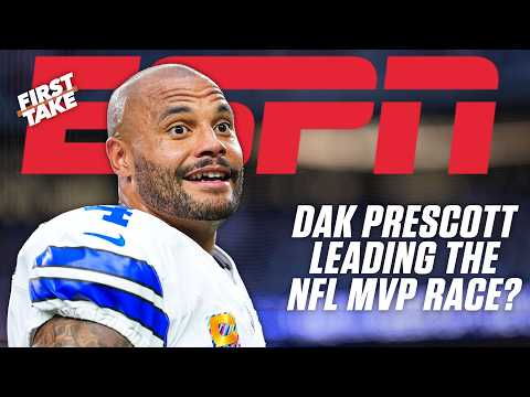 Is Dak Prescott LEADING THE RACE for NFL MVP? 🤔 Stephen A. must CONCEDE 😮 | First Take