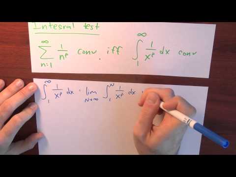 Does sum 1/n^p converge? - Week 3 - Lecture 9 - Sequences and Series