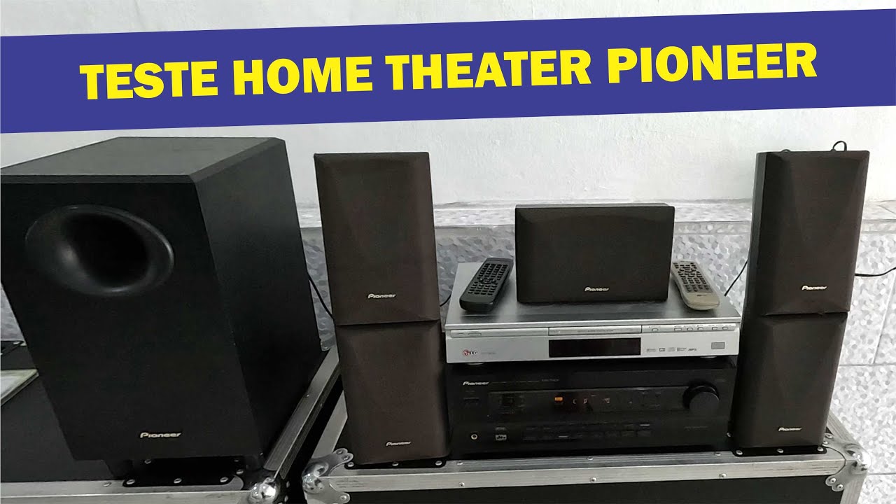 Conheça meu novo Canal com o Teste Home Theater Pioneer Receiver VSX