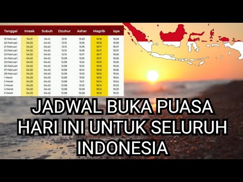 Jam Berbuka Puasa Hari Ini