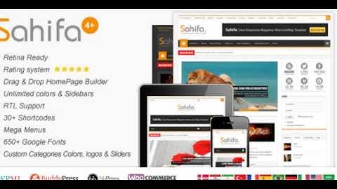 Magazines themes - Sahifa - Responsive WordPress News