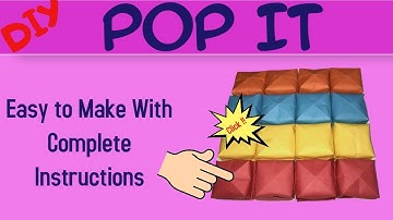 How to make Cool origami POP IT  | diy origami fidget toys, easy diy pop it